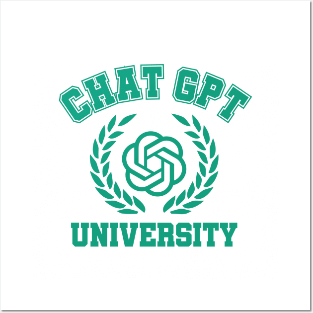 Chat GPT University Wall Art by Vault Emporium